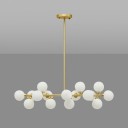 Loft Industry Modern - Bubbles Stick Line Chandelier